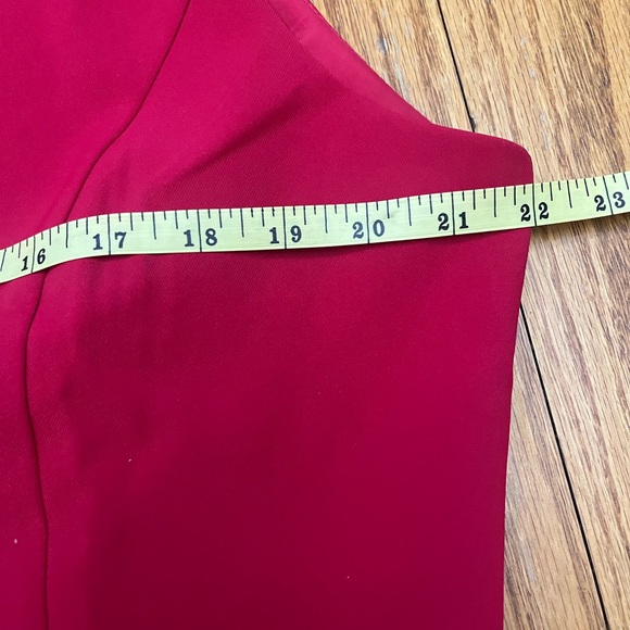 Red Button-Up Vest - Picture 6 of 8